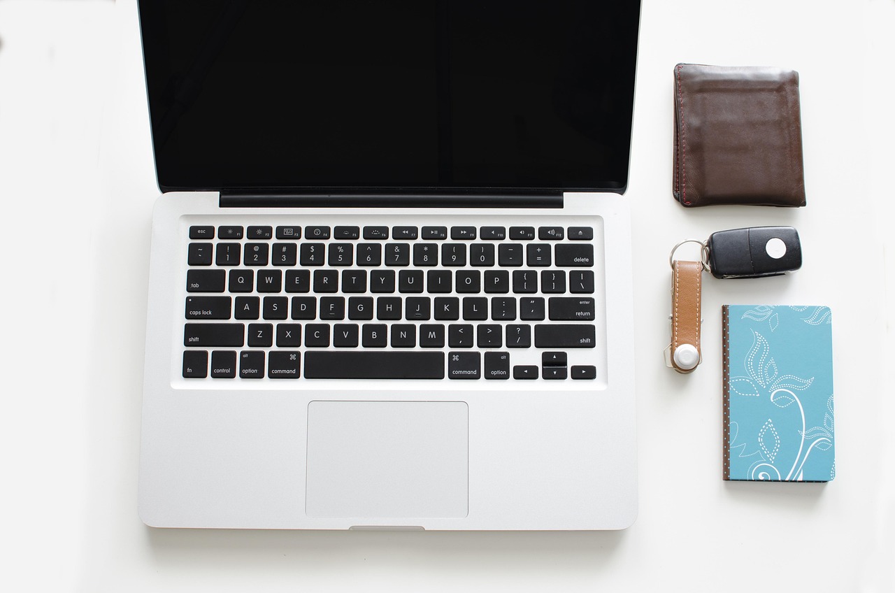 busy, home, desk, paper, laptop, view, computer, above, top, workspace, white, table, business, offi
